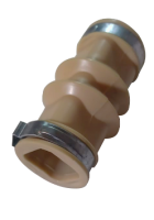 Муфта соединительная 22х22 квадратная с хомутами